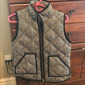 J Crew Herringbone Vest